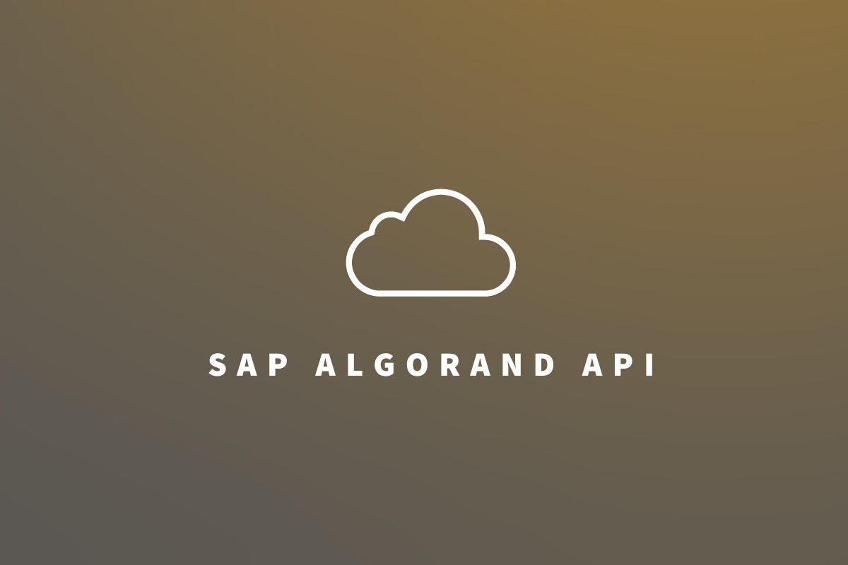 SAP Algorand API